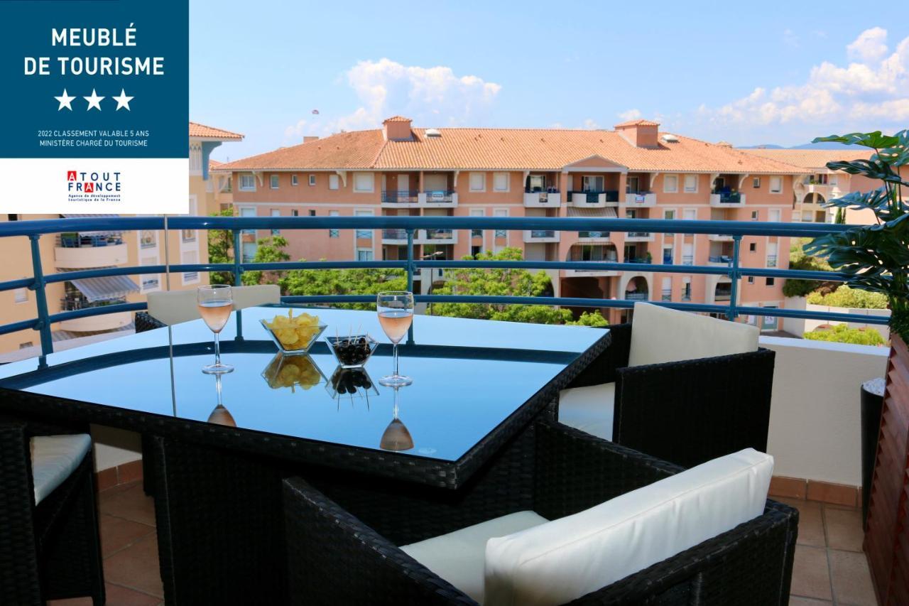 Port-Frejus, Le Paladien, Appartement 2 Pieces Climatise, Terrasse & Parking エクステリア 写真